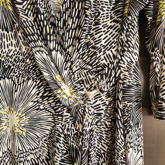 Women's faux wrap dress - Picture 3 of 4